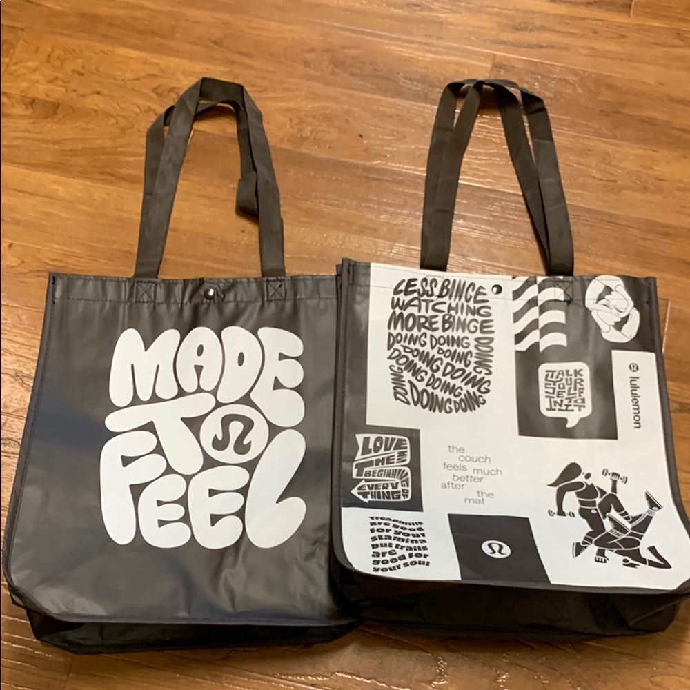 Lululemon reusable tote bag bundle